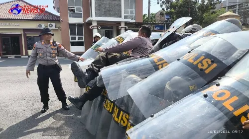 Polres Pamekasan Tingkatkan Keterampilan Anggota Dalmas Jelang Pilkada Serentak 2024