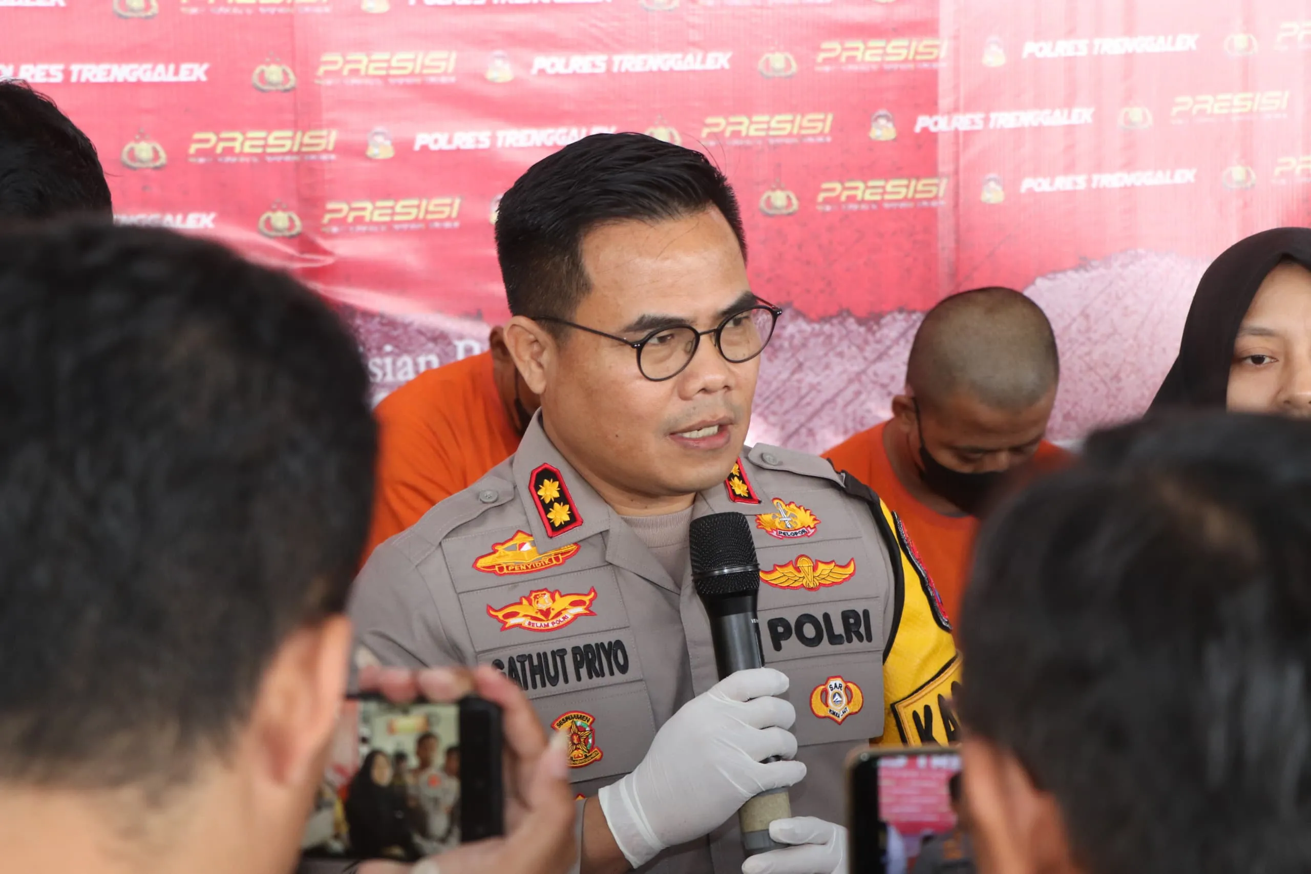 Polres Trenggalek Berhasil Amankan Komplotan Pencuri Special Toko Emas Lintas Provinsi