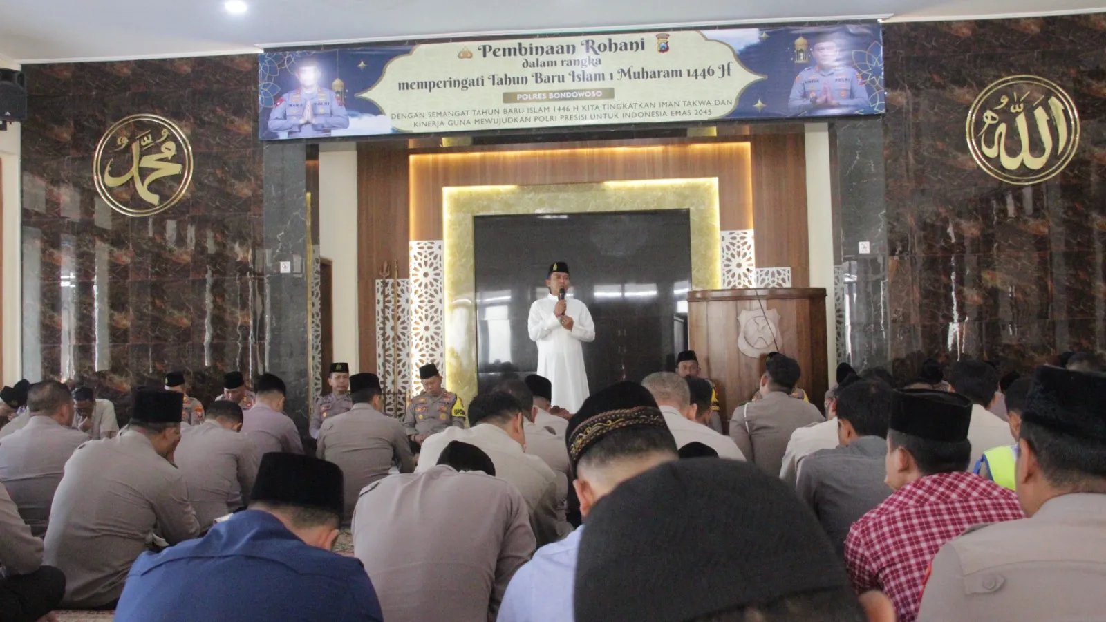 Polres Bondowoso Laksanakan Giat Memperingati 1 Muharram 1446 H