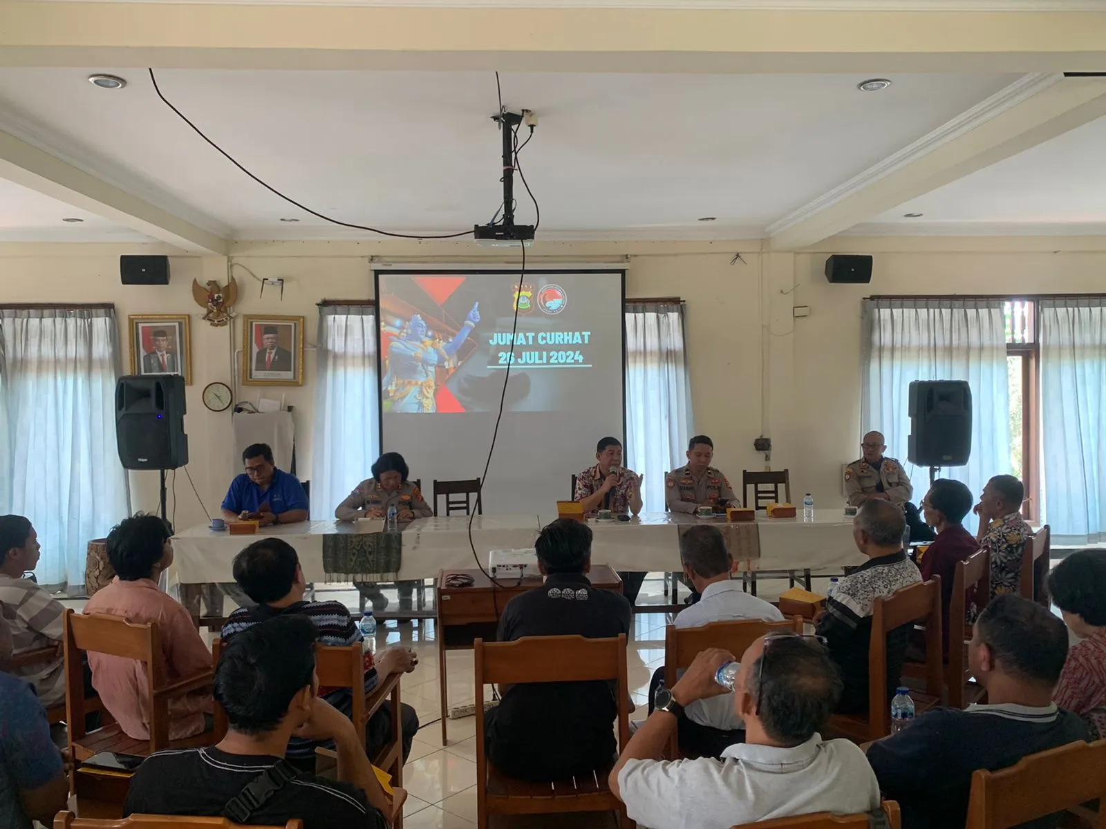 Polda Bali Laksanakan Jumat Curhat Bersama Gereja Katholik Tritunggal Maha Kudus