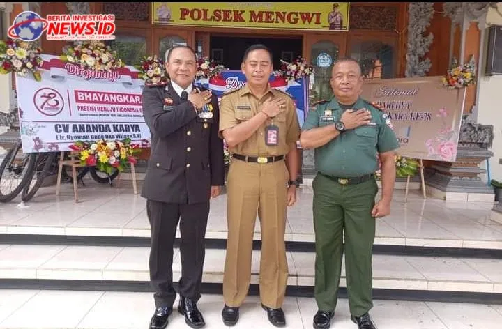 Polsek Mengwi Gelar Syukuran Hari Bhayangkara ke 78 tahun 2024