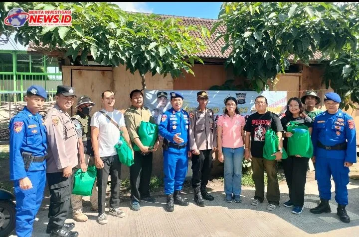 Minggu Kasih Polres Badung Bersama Staf Proyek RMU Mengwi