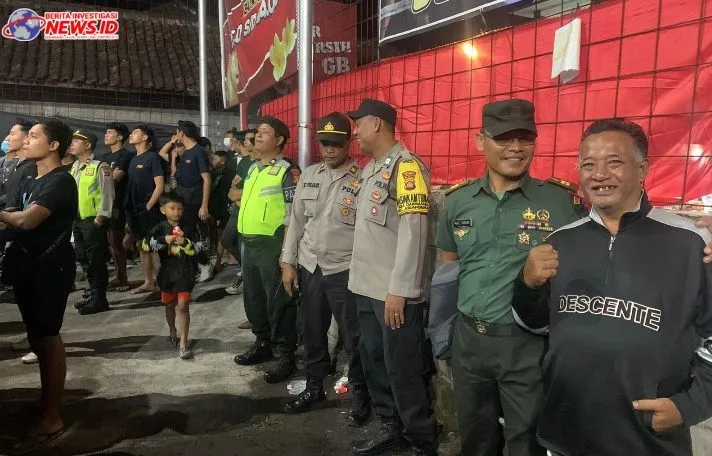 BRA, Polsek Abiansemal Lakukan Pengamanan Laga Final Kejuaraan Voli