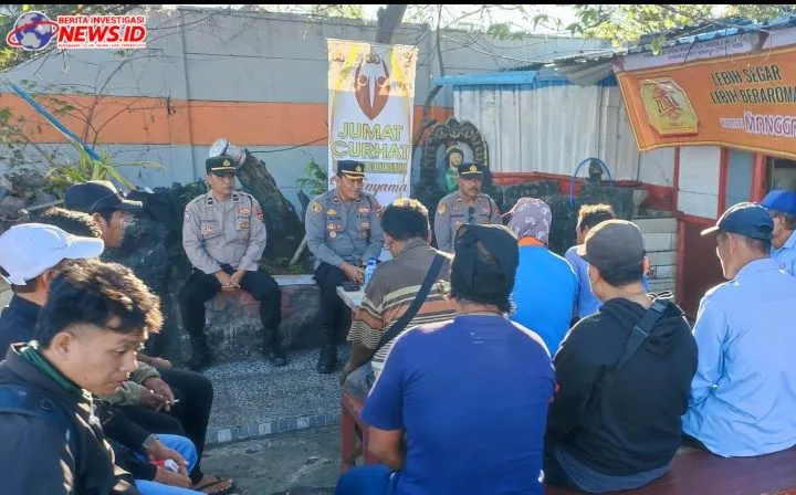 Jumat Curhat Wujudkan Jembrana MULIA, Kapolsek Gilimanuk Gelar Tatap Muka