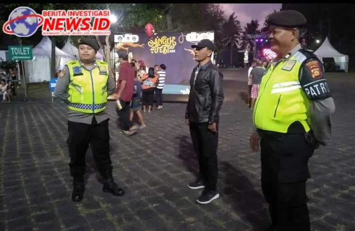 Beri Kenyamanan Masyarakat, Polsek Abiansemal Atensi Penutupan Sangeh Festival