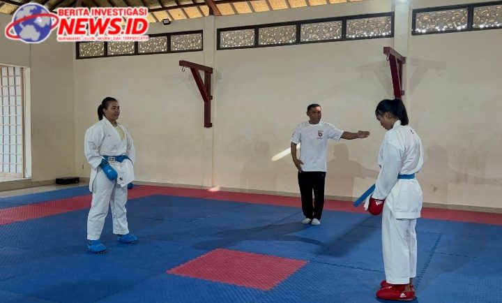 Simulasi Jelang Kejuaraan Nasional Karate Piala Kapolri 2024