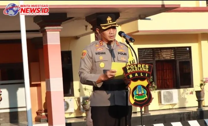 Kapolres Buleleng Pimpin Gelar Pasukan Ops Cipkon Tahun 2024