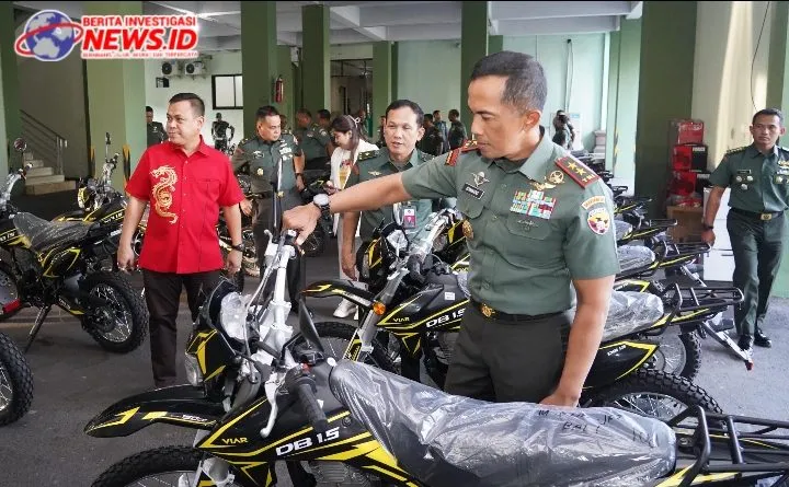 Hibahkan 30 Ranmor, PT Mustika Tiara Sakti Dukung Tugas Kodam Udayana 