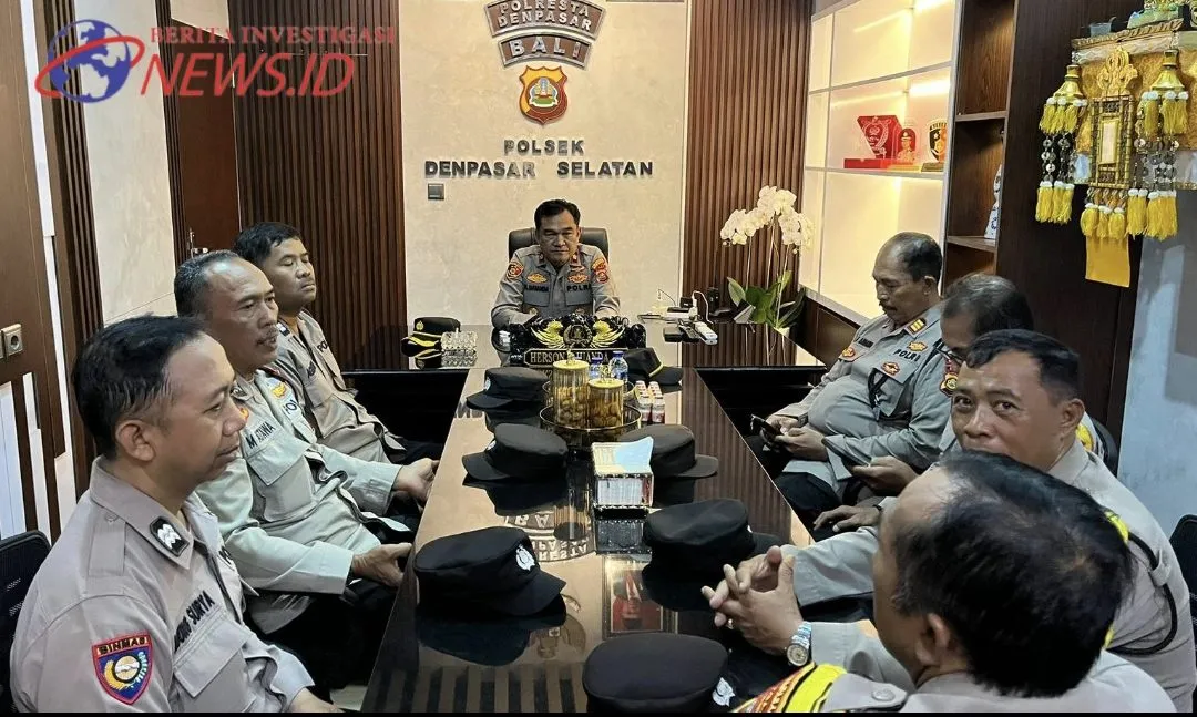 Kapolsek Pimpin Pelaksanaan Anev Kinerja Bhabinkamtibmas Jajaran Polsek Densel