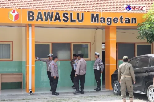 Gelar Patroli Gabungan Polres Magetan Jaga Kamtibmas Jelang Pilkada 2024