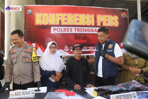 Wujud Empati, Polisi Beri Santunan dan Bantuan Kakek Korban Curas di Trenggalek