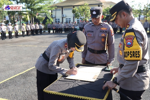 Kapolres Sampang AKBP Hendro Sukmono, S.H, S.I.K, M.H Kukuhkan Struktur Organisasi Pengurus KOP Polres Sampang
