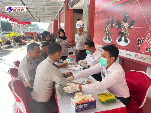 Berikan Pelayanan Prima Lapas Narkotika Kelas IIA Pamekasan Kanwil Kemenkumham Jatim Gelar Pemeriksaan Kesehatan Gratis Untuk Pengunjung dan Petugas