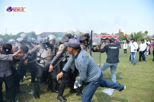 Polres Madiun Kota Gelar Simulasi Pastikan Kesiapan Pengamanan Pilkada Serentak 2024