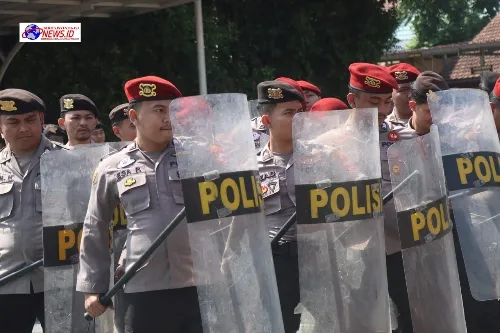 Untuk Pengamanan Pilkada Serentak 2024 Polres Bondowoso Tingkatkan Kemampuan Dalmas