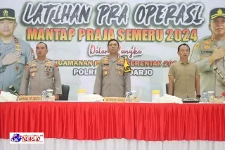 Polresta Sidoarjo Gelar Latpraops Mantap Praja Semeru