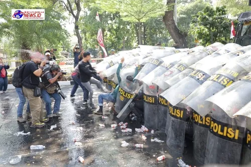 Polrestabes Surabaya Gelar Sispamkota di KPU, Antisipasi Potensi Kerawanan