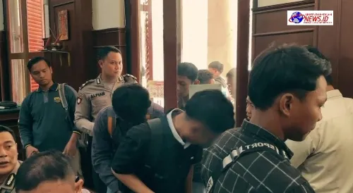 Delapan Pelanggar Konvoi di Surabaya Jalani Sidang Tipiring