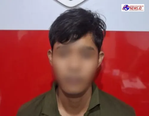 Polres Pelabuhan Tanjung Perak Amankan Maling Motor Yang Nyamar Jadi Wanita Berkerudung