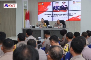 Tingkatkan Kemampuan Tugas, Bhabinkamtibmas Polres Tulungagung Terima Binteknis Dari Ditbinmas Polda Jatim