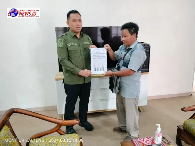 Penyerahan Dokumen Perjanjian Kesepakatan TIM Terpadu 1 September 2007