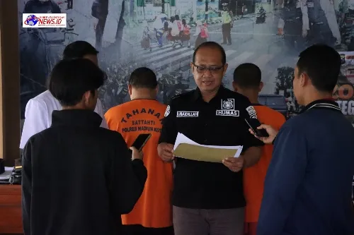 Polres Madiun Kota Amankan Dua Tersangka Pengedar Narkoba