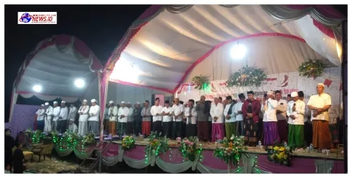 Peringati HUT RI Ke 79, Majelis Taklim Jami'iyah As-Shobirin Kemas Dengan Pengajian Umum dan Santunan Anak Yatim