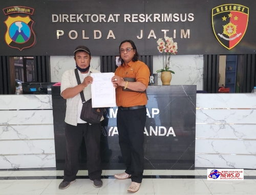 Advokat Dodik Firmansyah Dampingi Wartawan ke Polda Jatim Adukan Direktur PT Dharma Bhakti Adijaya