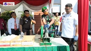 Kejaksaan Negeri Sidoarjo Kembali Lagi Musnahkan Barang Bukti 291 Perkara Tindak Pidana Umum