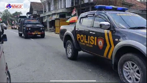 Ciptakan Kamtibmas Kondusif Jelang Pilkada 2024, Polres Sampang Gelar Patroli Skala Besar