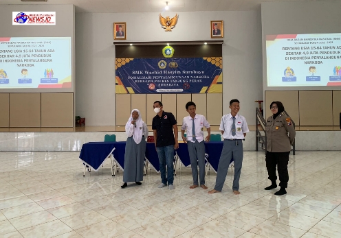 Peringati Hari Jadi ke 76, Polwan Polres Pelabuhan Tanjung Perak Gelar Penyuluhan Bahaya Narkoba di Sekolah