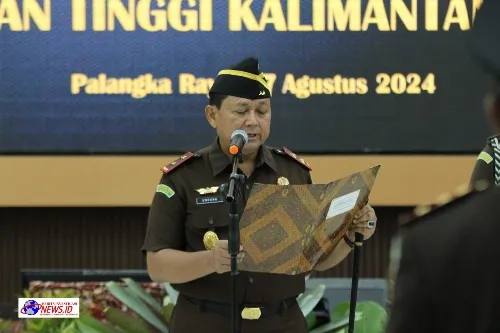 Penggantian 4 Kejari Dilantik Langsung Oleh Kepala Kejaksaan Tinggi Kalimantan Tengah
