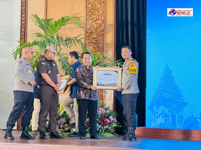 Polres Nganjuk Kembali Raih Peringkat Pertama Kinerja Pelaksanaan Anggaran Terbaik Semester 1 tahun 2024