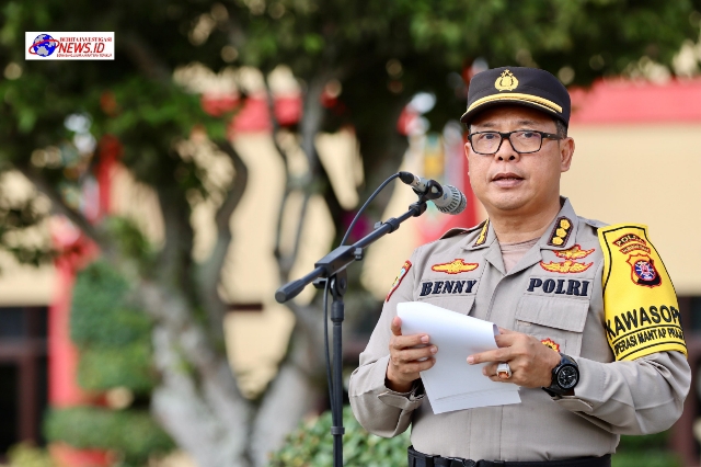 Apel Gelar Pasukan di Mapolda Kalteng, Sinergi TNI-Polri Siap Kawal dan Amankan Pilkada Serentak Nopember 2024