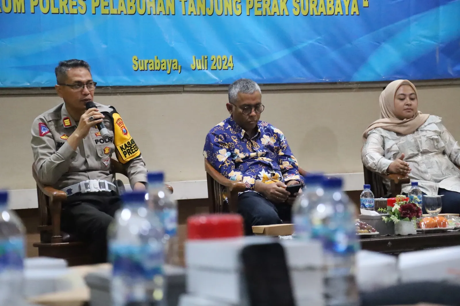 Polres Pelabuhan Tanjungperak Gelar FGD Ajak Semua Elemen Wujudkan Kamseltibcarlantas