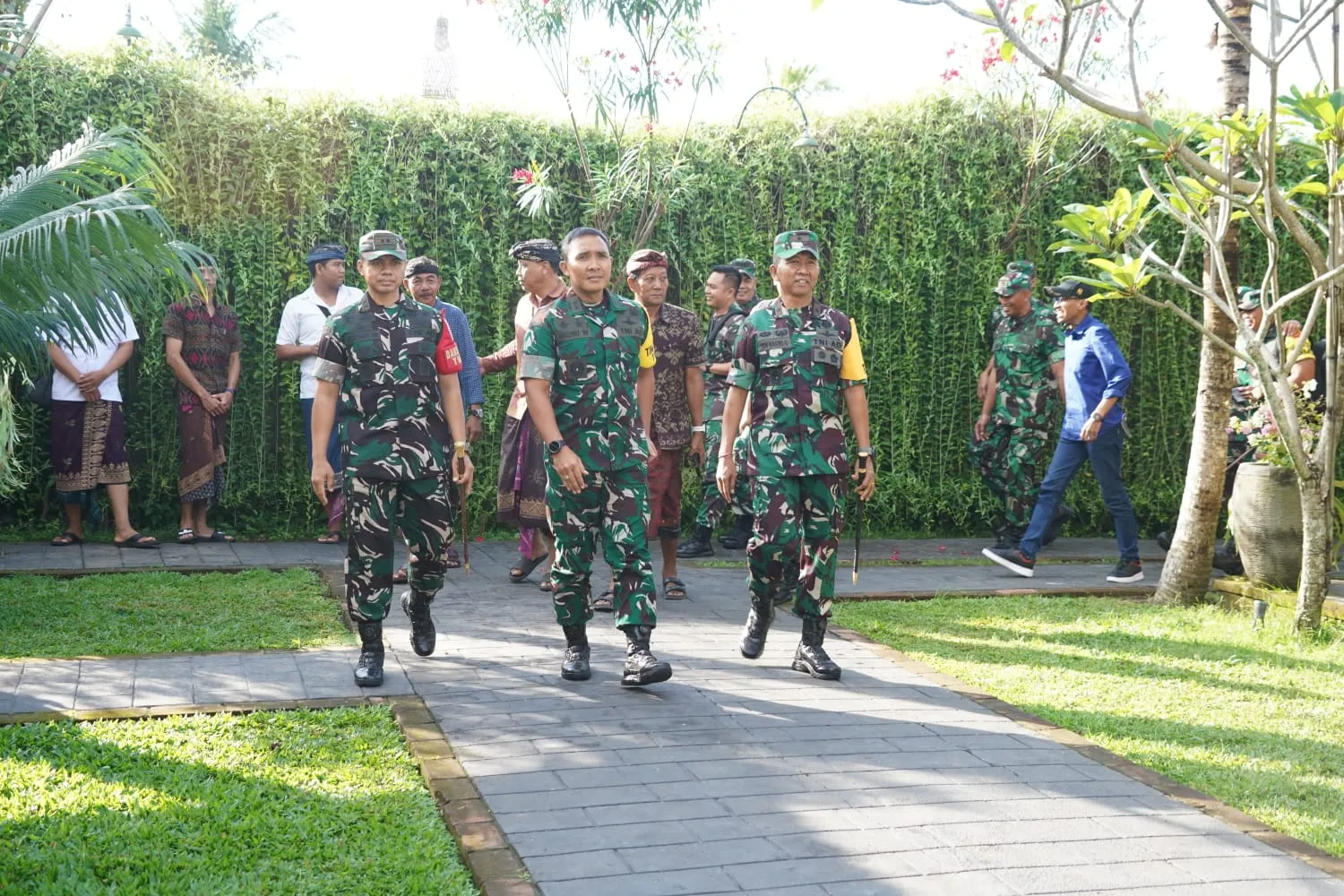Tim Wasev Pusat Kunjungi TMMD 121 Kodim Klungkung