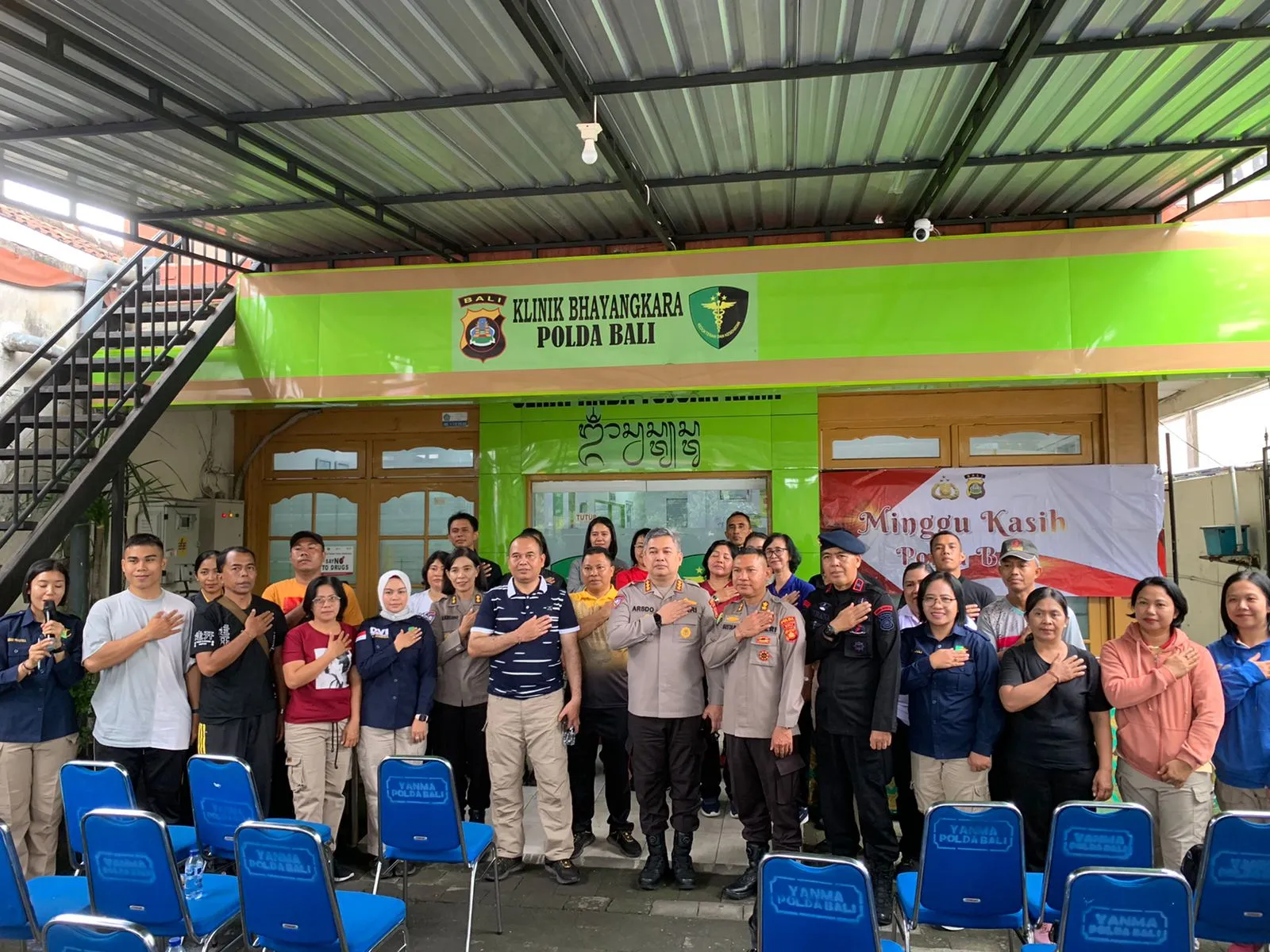 Polda Bali Rutin laksanakan Minggu Kasih di Poliklinik Mapolda