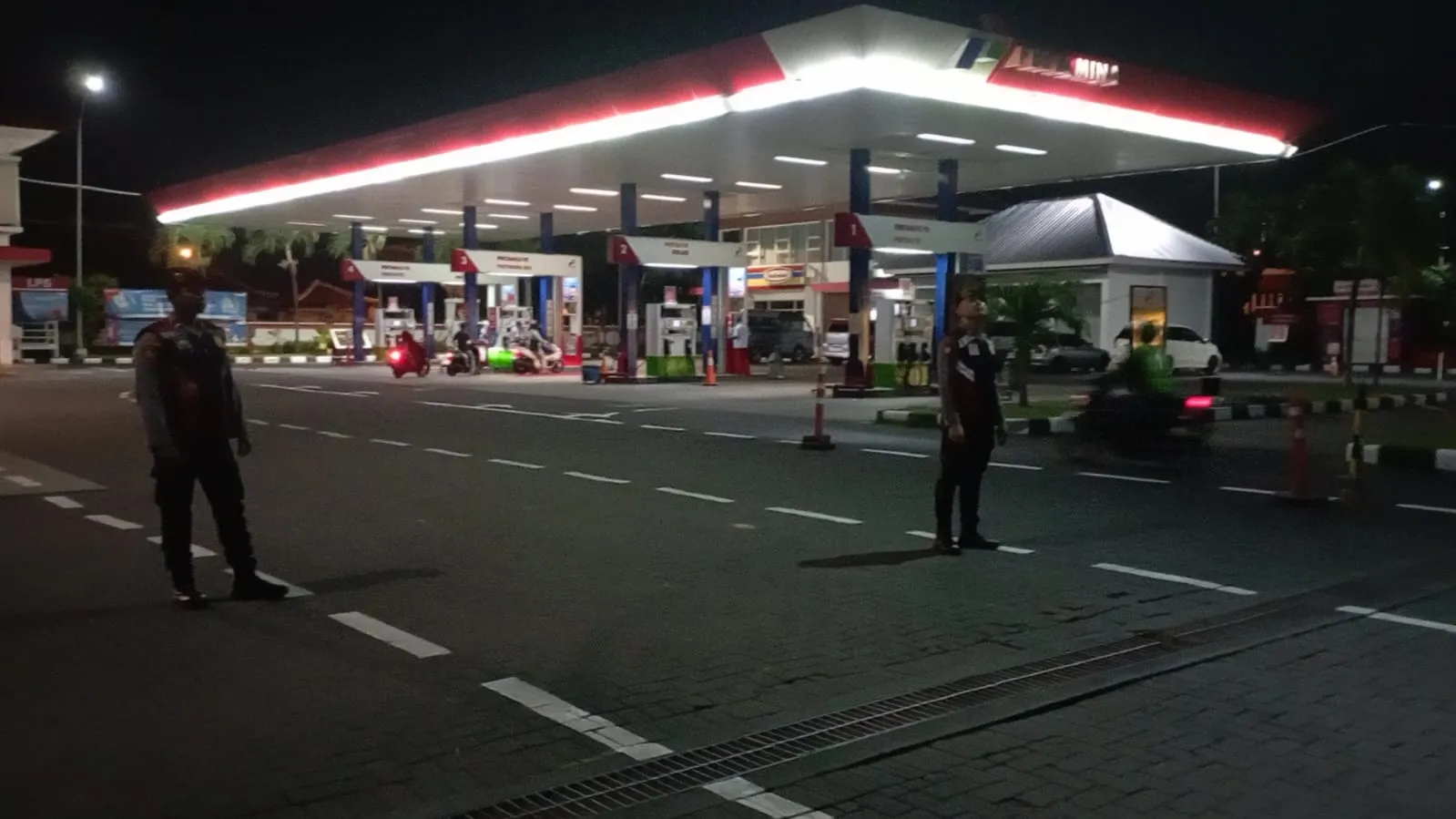 Blue Light Patrol Polres Bandara Ngurah Rai Sasar Tempat Rawan Kamtibmas