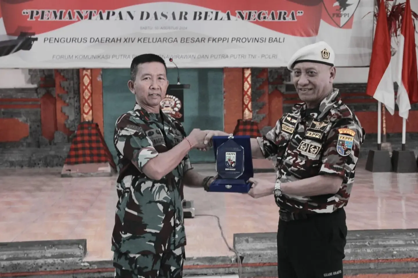 Danrem 163 WSA Pimpin Pemantapan Dasar Bela Negara PD XIV KB FKPPI Bali