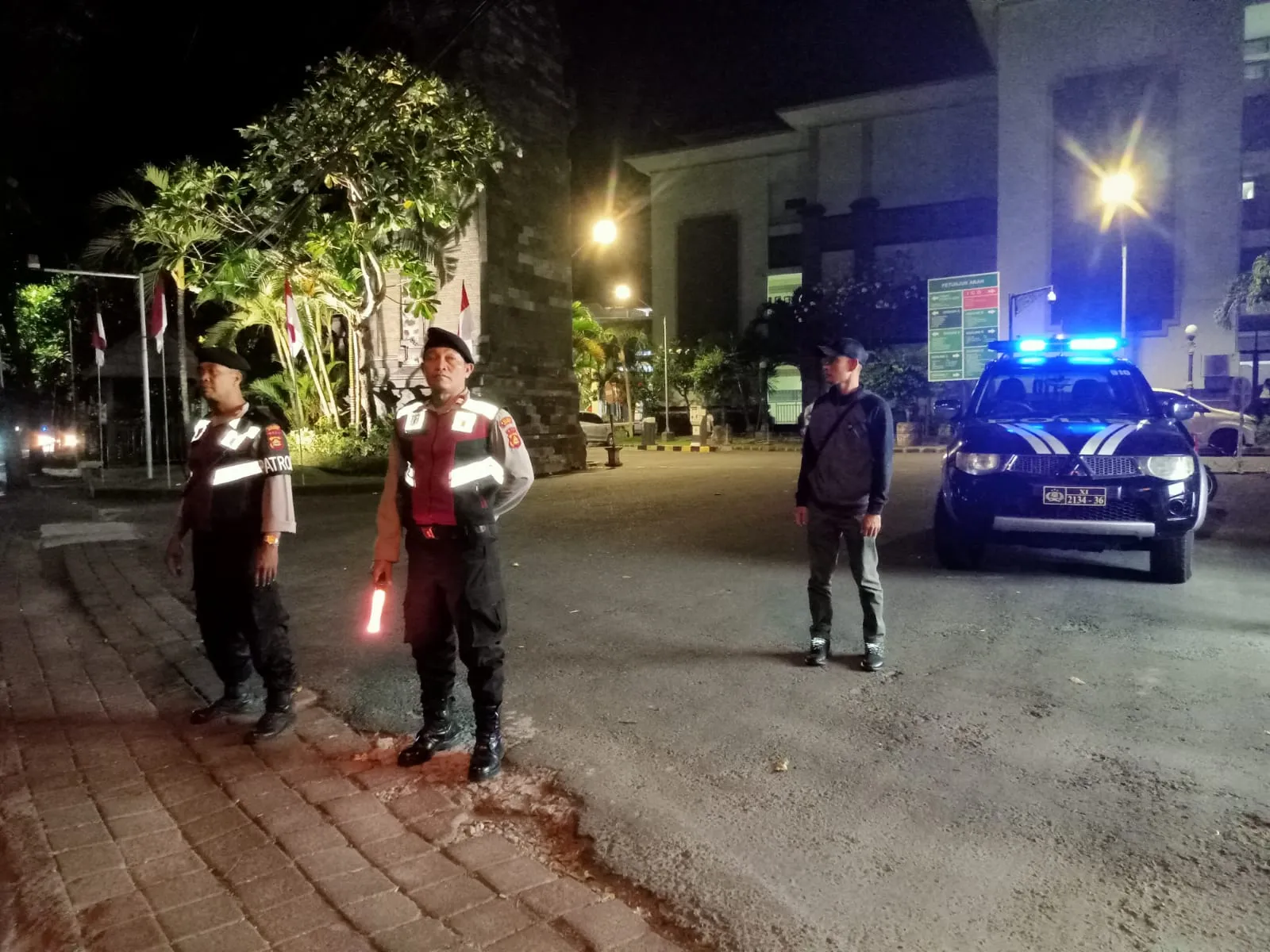Berikan Rasa Aman, BLP Polsek Mengwi Sambangi RSUD Mangusada Badung