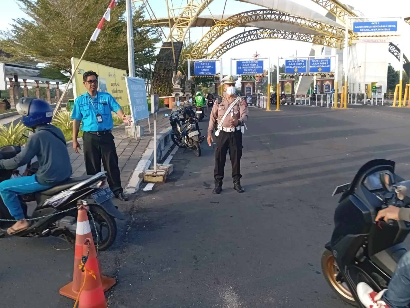 Unit Lantas Polsek Benoa Tertibkan Kenderaan Pelanggar Lalu Lintas