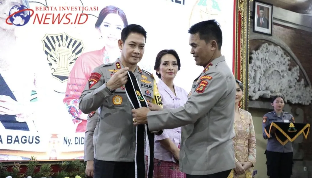 Kapolda Bali Hadiri Serah Terima Jabatan Ibu Asuh Polwan Polda Bali