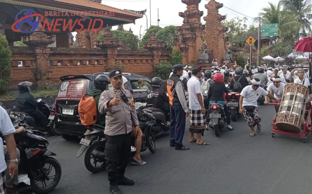 Pengamanan Kolaboratif pada Rangkaian Giat Maligia Punggel Puri Ageng Pemayun 