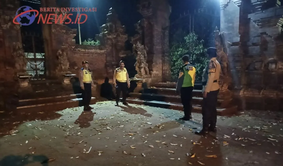 Antisipasi Kriminalitas di Tempat Ibadah, Polsek Abiansemal Tingkatkan Blue Light Patrol 