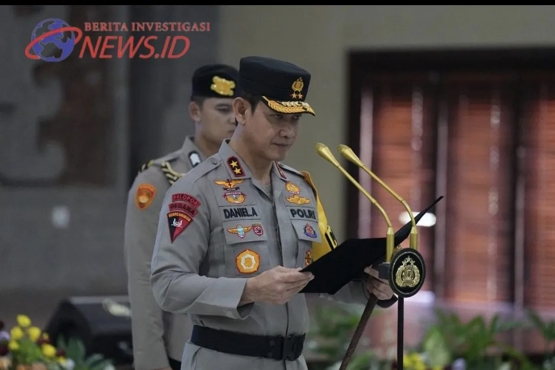 Kapolda Pimpin Serah Terima Jabatan Dansat Brimob Polda Bali