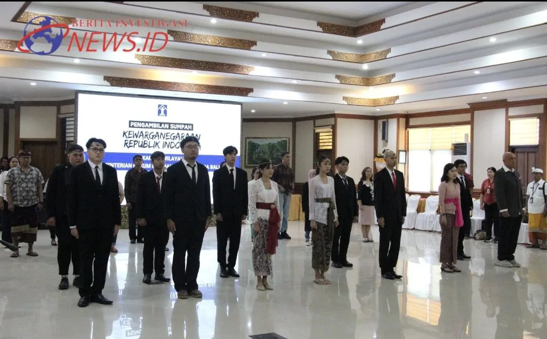 Resmi Jadi WNI, Kakanwil Tekankan: Pentingnya Nasionalisme dan Kepatuhan Hukum