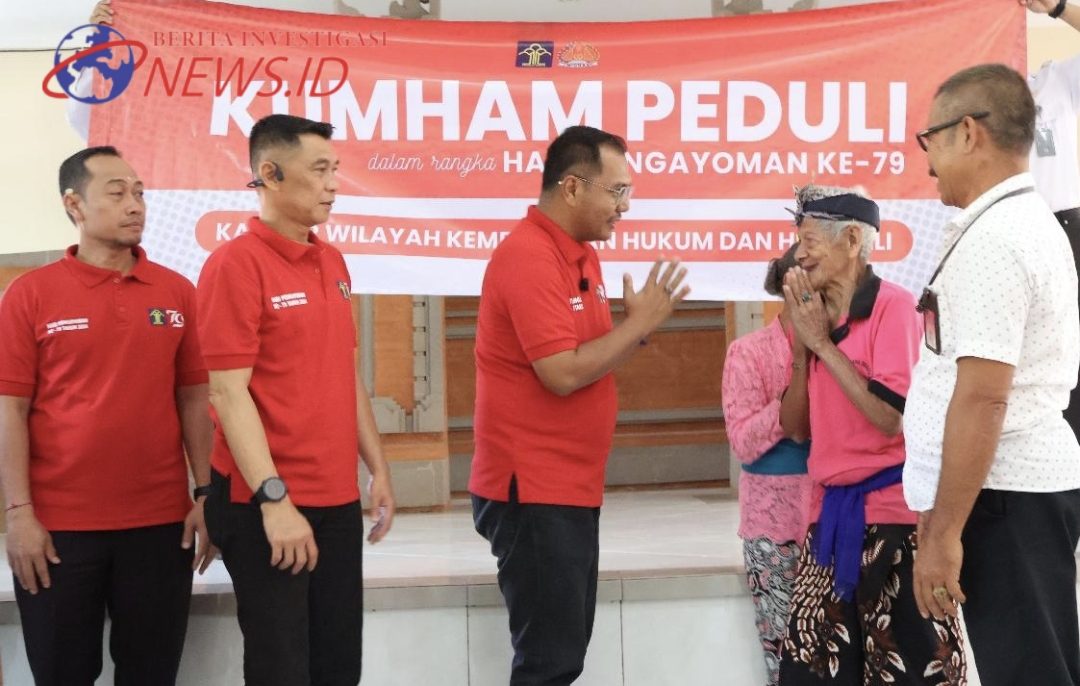 Kemenkumham Bali Gelar Aksi Peduli di Tiga Tempat, Termasuk Panti Asuhan Pasca Kebakaran