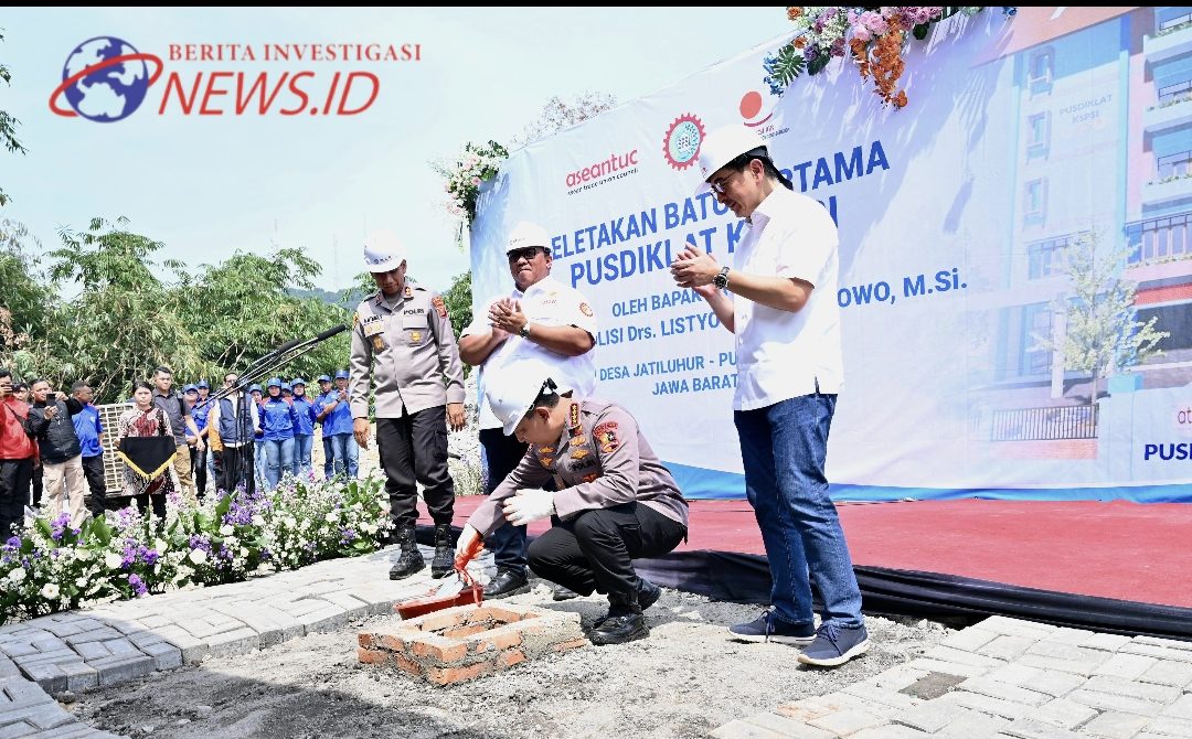 Kapolri Laksanakan Peletakan Batu Pertama Pembangunan Gedung Pusdiklat KSPSI 