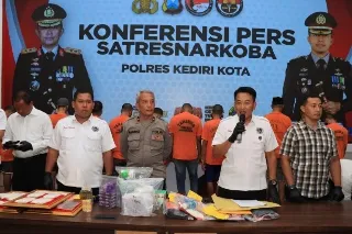 Periode Juli-Agustus, Satresnarkoba Polres Kediri Kota Ungkap Sejumlah Kasus Narkoba dan Peredaran Miras