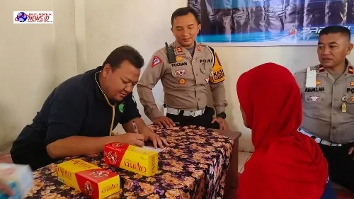Peringati HUT Lantas Bhayangkara ke-69, Satlantas Gelar Bakti Sosial dan Bakti Kesehatan